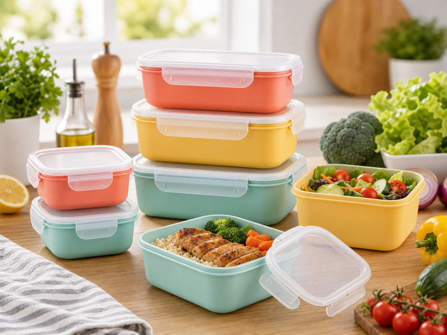 FreshStack Meal Prep Containers